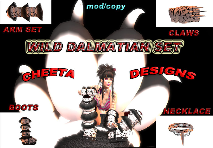 Wild Dalmatian Set/ Cheeta Designs