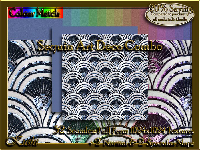 Sequin Art Deco Combo
