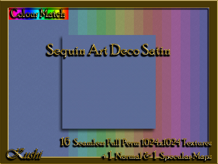 Sequin Art Deco Satin Solids Textures