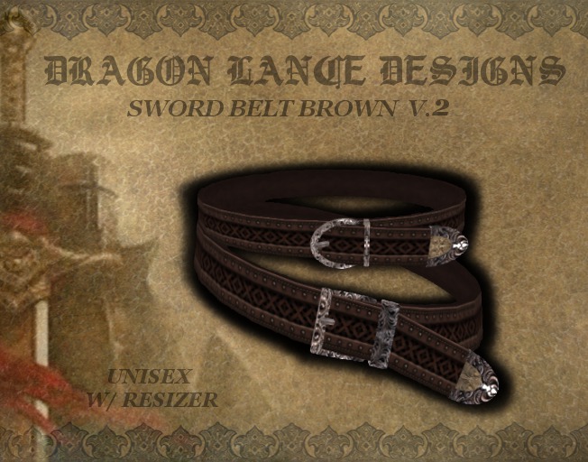DLD *Sword Belt Brown v.2*