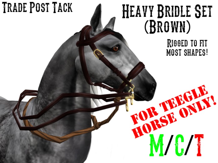 *TPT* Heavy Bridle Set Brown