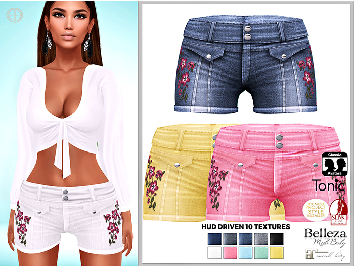 [hh] Bea Shorts EMBROIDERY PACK