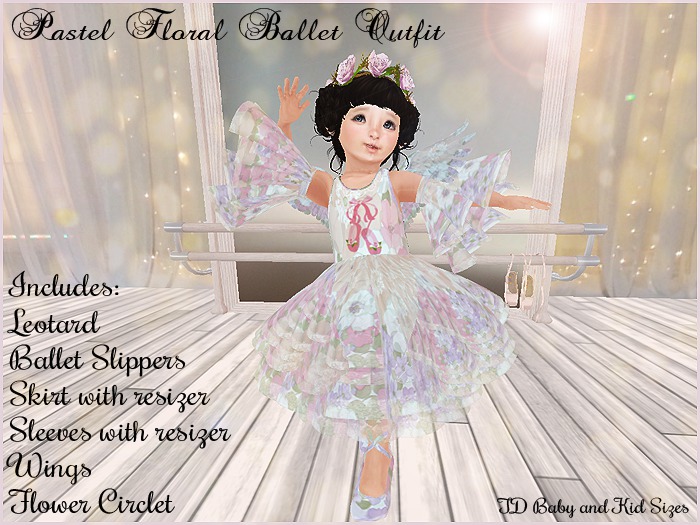 Pastel Floral Ballet Costume