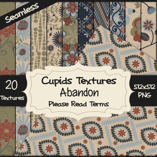 *Cupids Textures * 20 ABANDON