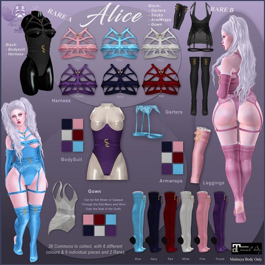 [The Forge] Alice Gown, Purple