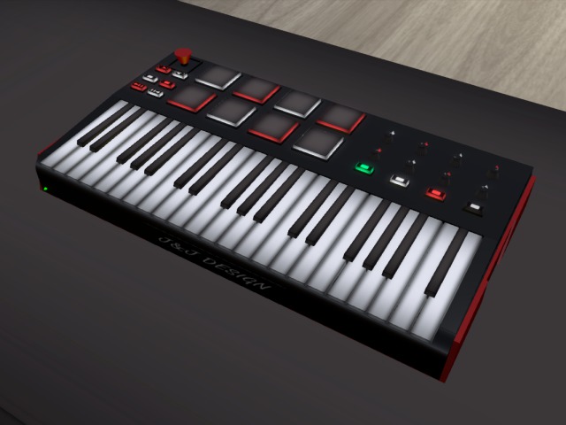 DJ synthesizer R-B-W MESH