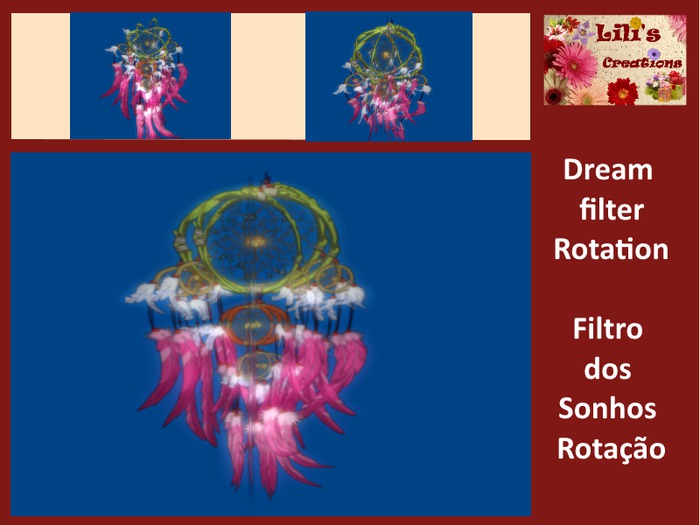 Dream filter PINK Rotation=Filtro dos Sonhos Rosa Rotacao BOX