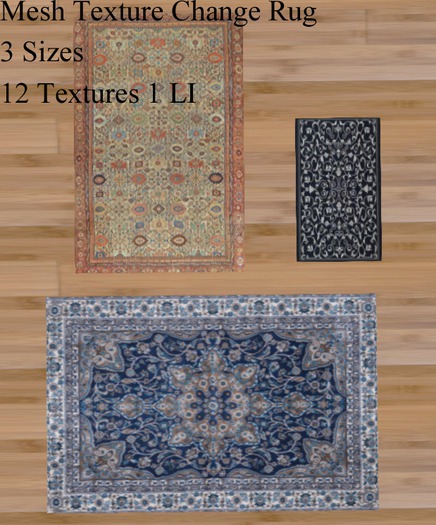 SPF Mesh Texture Change Rug 12 Textures