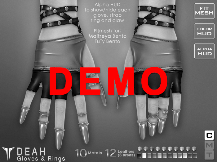 **RE** {DEMO} Deah Gloves & Rings BOX
