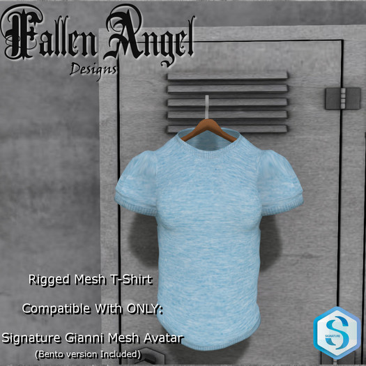 F.A.D  T-Shirt Light Blue -Signature (Bento Version Included)