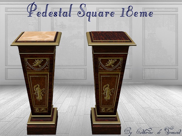 "CdT" Pedestal Square 18eme