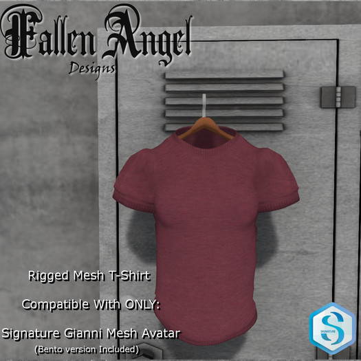F.A.D  T-Shirt Wine -Signature (Bento Version Included)