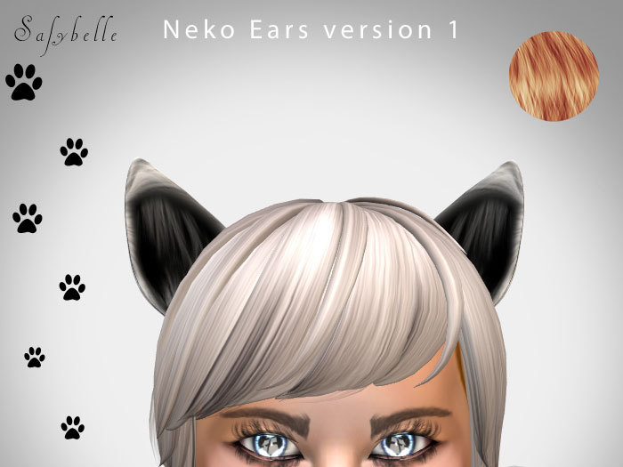 SAFYBELLE - ANIMATED CAT EARS V2 Blond04  - wear me