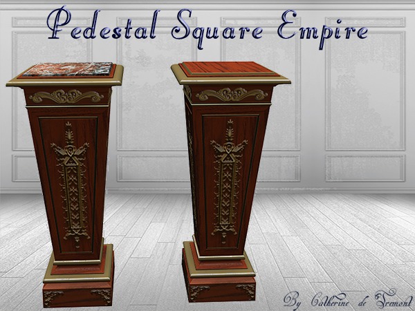 "CdT" Pedestal Square empire2