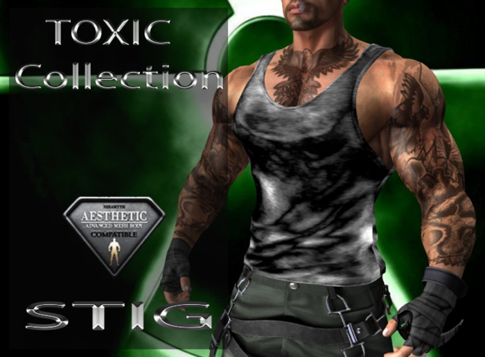 Male Tank Top Fitted Mesh for Aesthetic Body grey