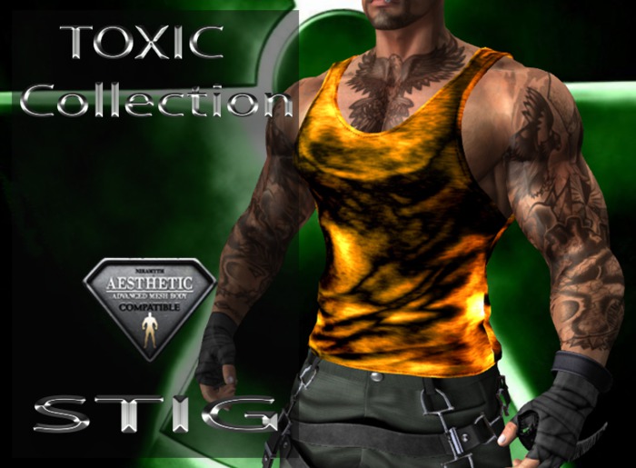 Male Tank Top Fitted Mesh for Aesthetic Body 
