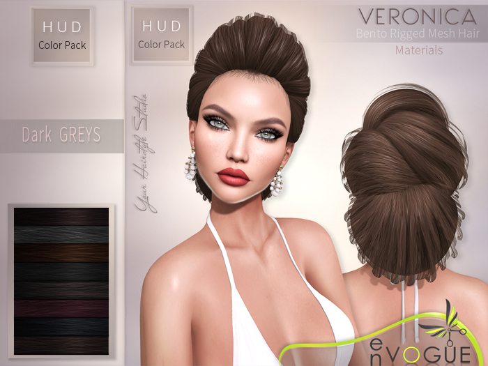 enVOGUE - HAIR Veronica - Dark Greys