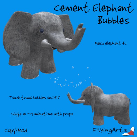 !FA! Concrete Elephant Bubbles