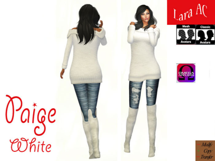 Lara AC Winter Outfit Paige White