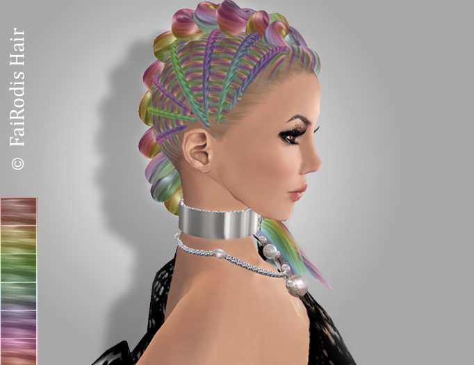 FaiRodis Iris hair Rainbow DEMO pack