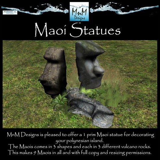 Moai Statues from ***MnM Designs***