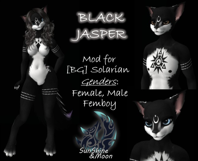 [S&M] Solarian Black Jasper Mod V2.0 {Black and Whait}