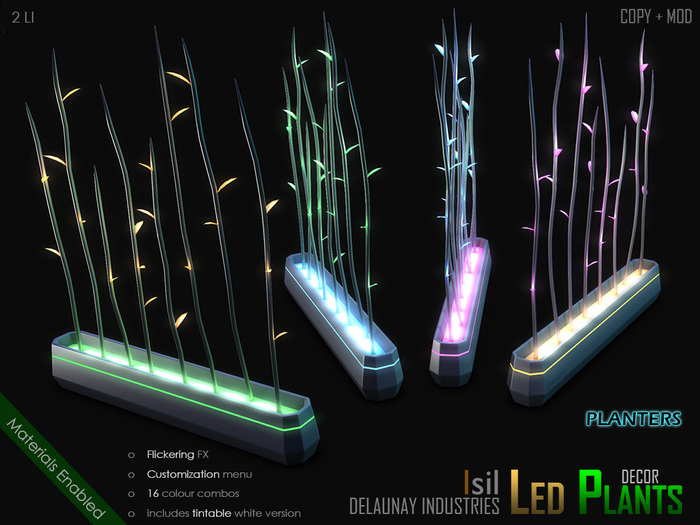 ~isil~ Multicolour LED Plant Decor (Planter)