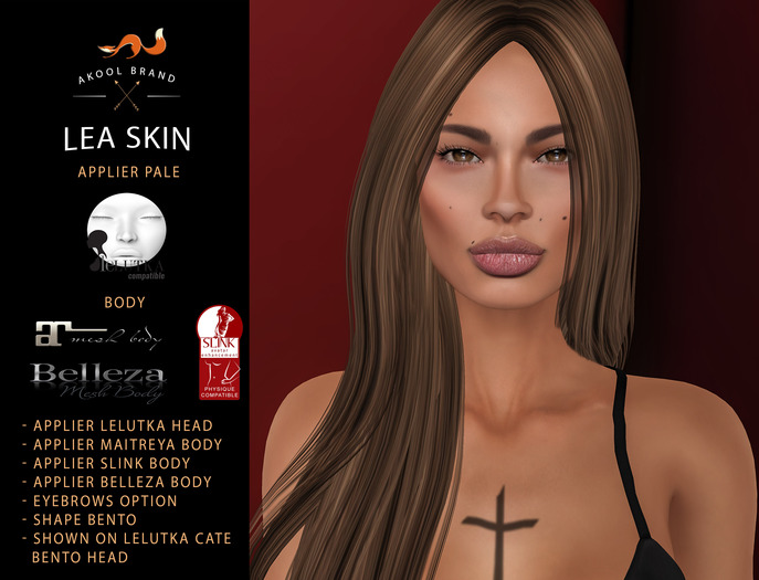 {Akool Brand} Lea Skin Pale Applier #LELUTKA