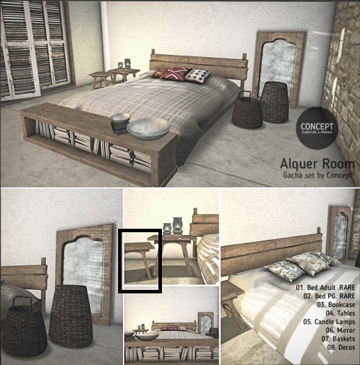Concept} *04. Alquer Tables