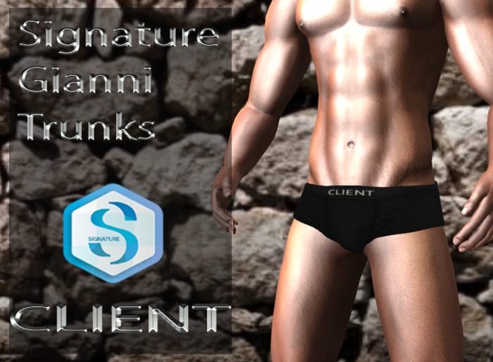 Signature Gianni Trunks black