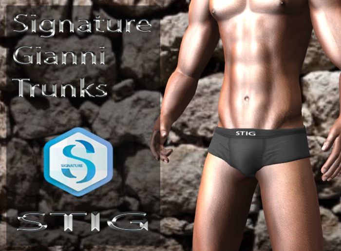 Signature Gianni  Trunks  gray 