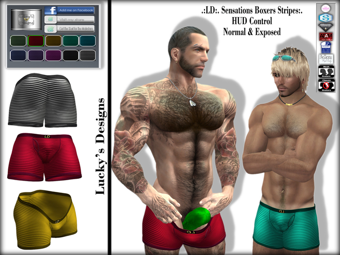 .:LD:. Sensations Boxers Stripes:.