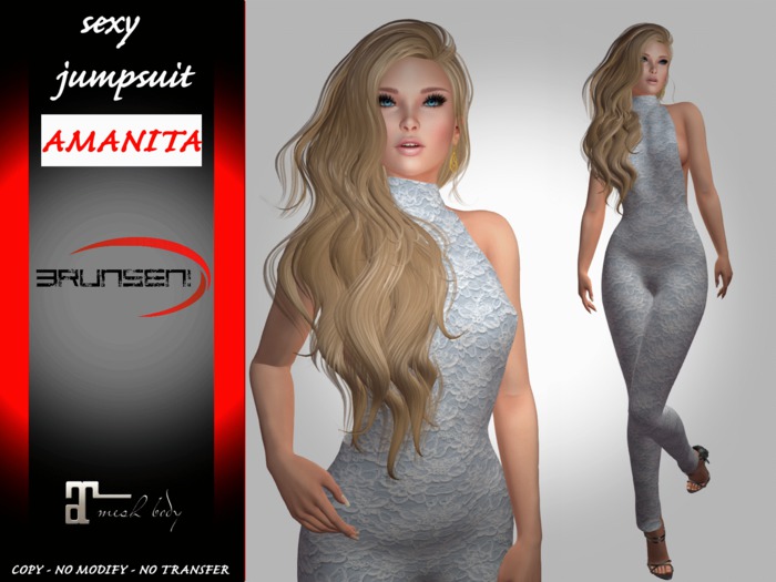 Brunsen! Jumpsuit Amanita for Maitreya Lace BabyBlue