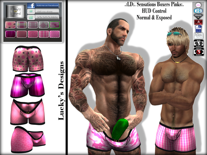 .:LD:. Sensations Boxers Pinks:.