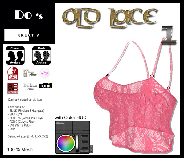 .:Do's:. Old Lace Tank 1 DEMO