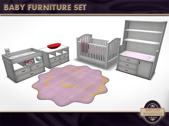 Second Life Marketplace Baby Furniture Set