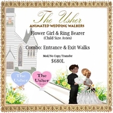 Ring Bearer And Flower Girl (Child) Wedding Walk - Entrance AND Exit Walk