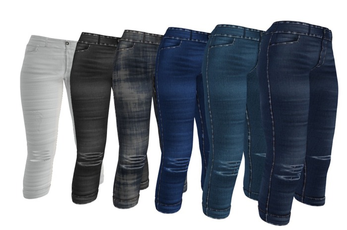 REVOLUTION - Cutout Jeans (FATPACK) ADD ME
