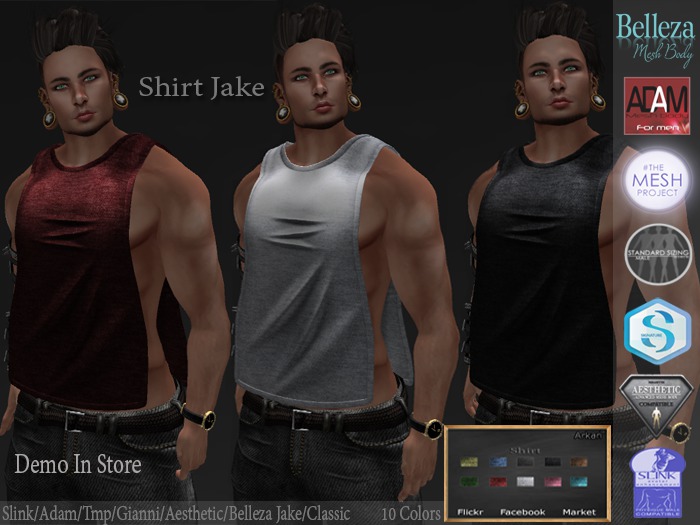 .::Arkan::. Shirt Jake + Fitmesh