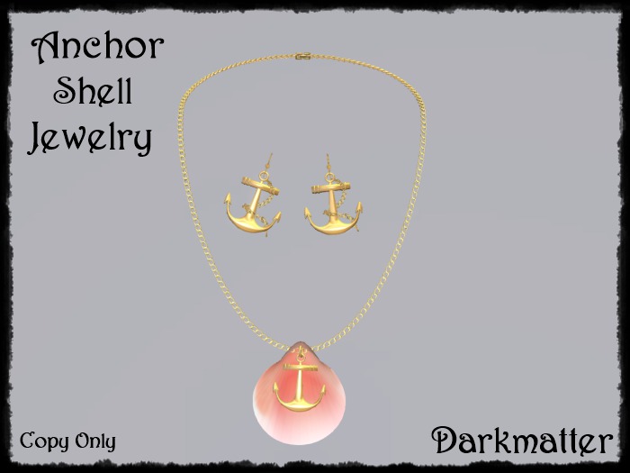 Anchor Shell Jewelry - Boxed