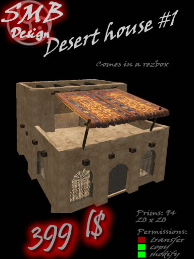 SMB Desert House #1 Boxed