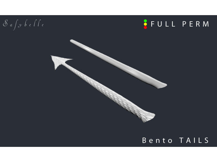 Second Life Marketplace - BENTO FULL PERM - 2 ANIMATED TAILS V1