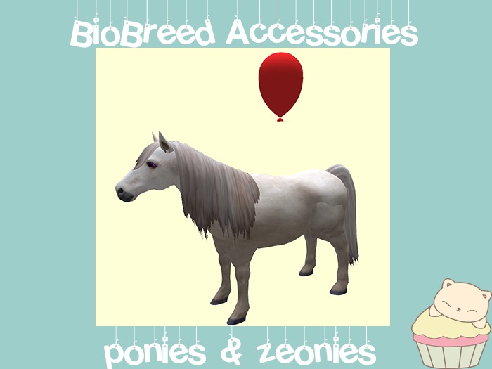 Pony Accessory Balloon Red
