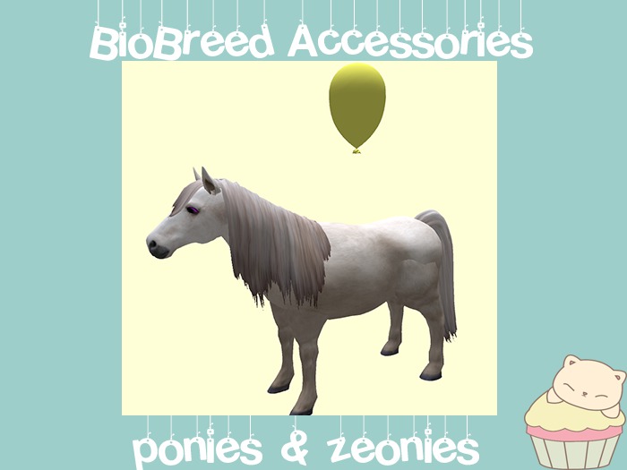 :ellie: Pony Balloon Yellow