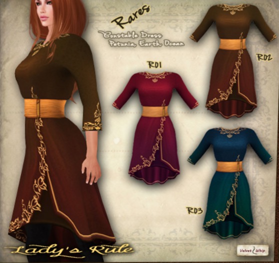 [V/W] R02 - Constable Earth Dress L RARE