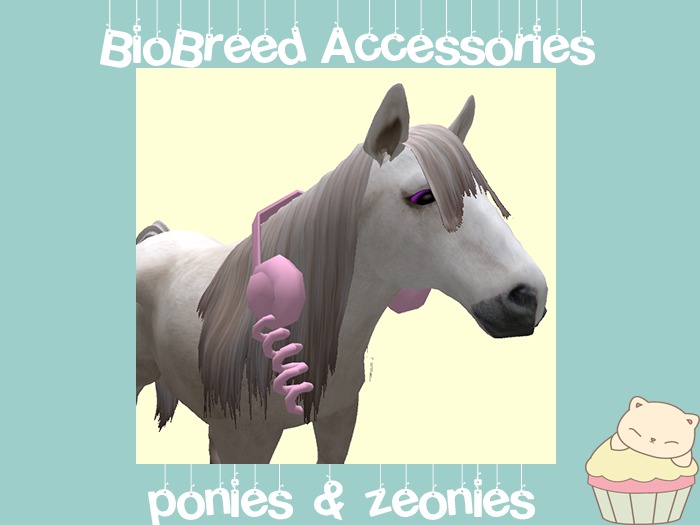 :ellie: Pony Headphones + Wire in Pink
