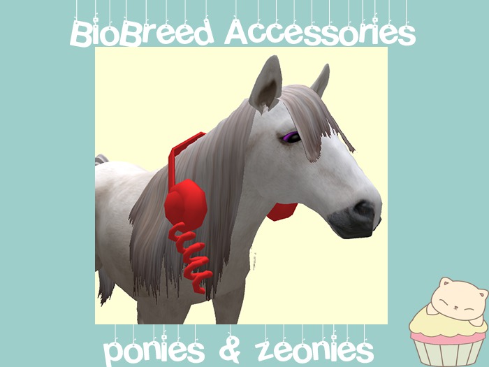 Pony Accessory Headphones + Wire in Red