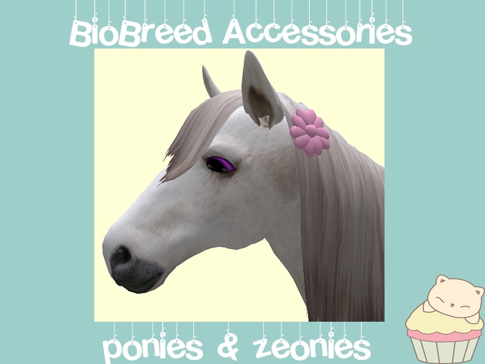 :ellie: Pony Hair Clip Pink