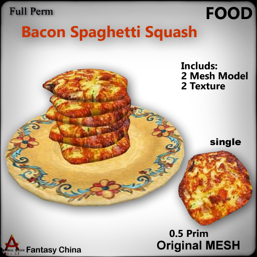 FC- Full Perm Mesh Bacon Spaghetti Squash