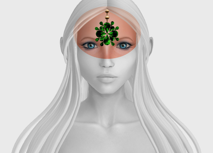 AFDesigns - Shayari HeadPiece 1 - Green